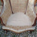 Paire de fauteuils anciens style louis xv