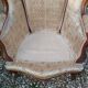 Paire de fauteuils anciens style louis xv