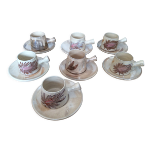 7 tasses à café vallauris