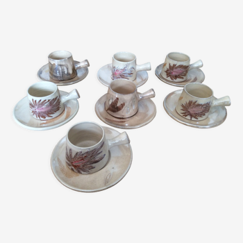 7 Vallauris coffee cups