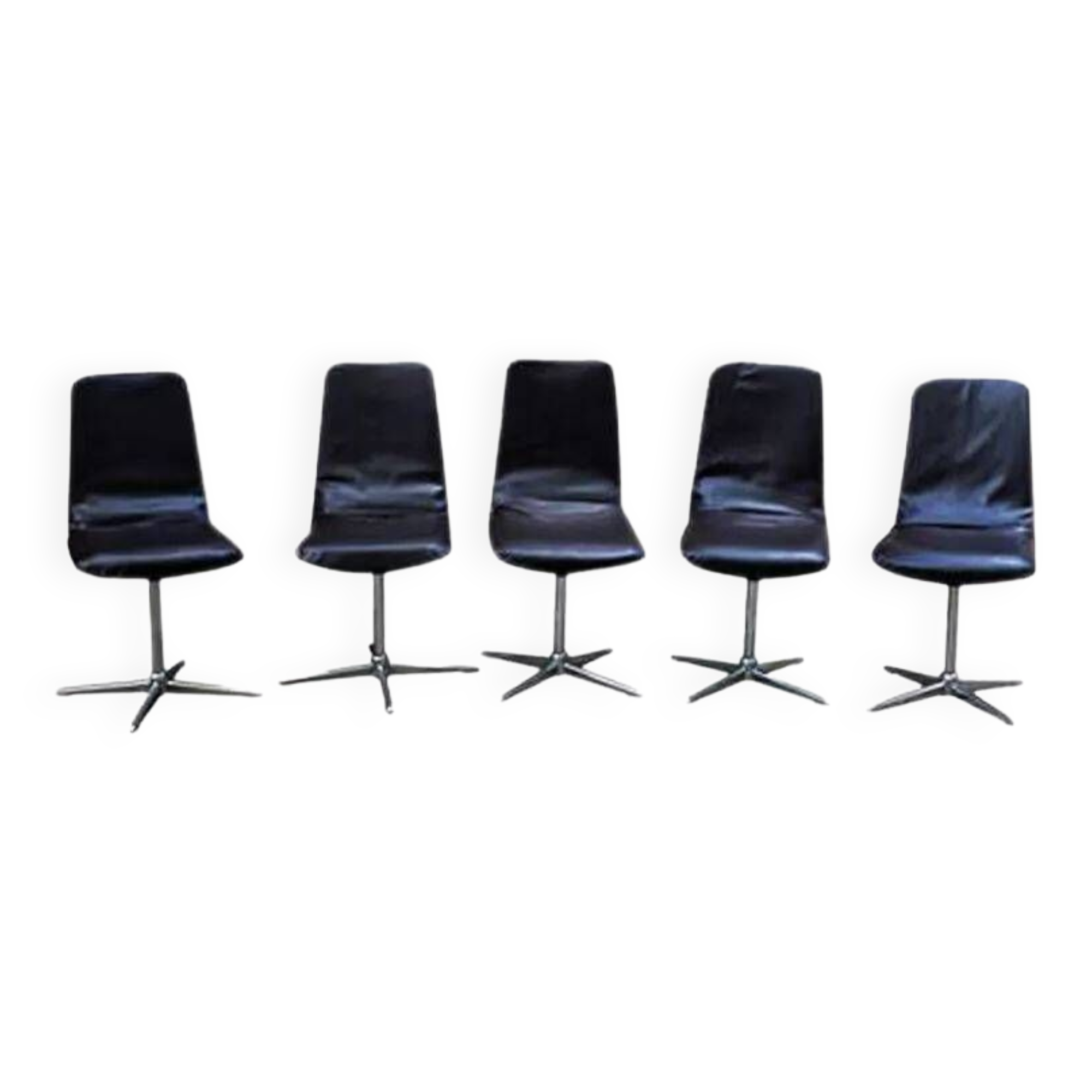 Série de chaises vintages par Eka