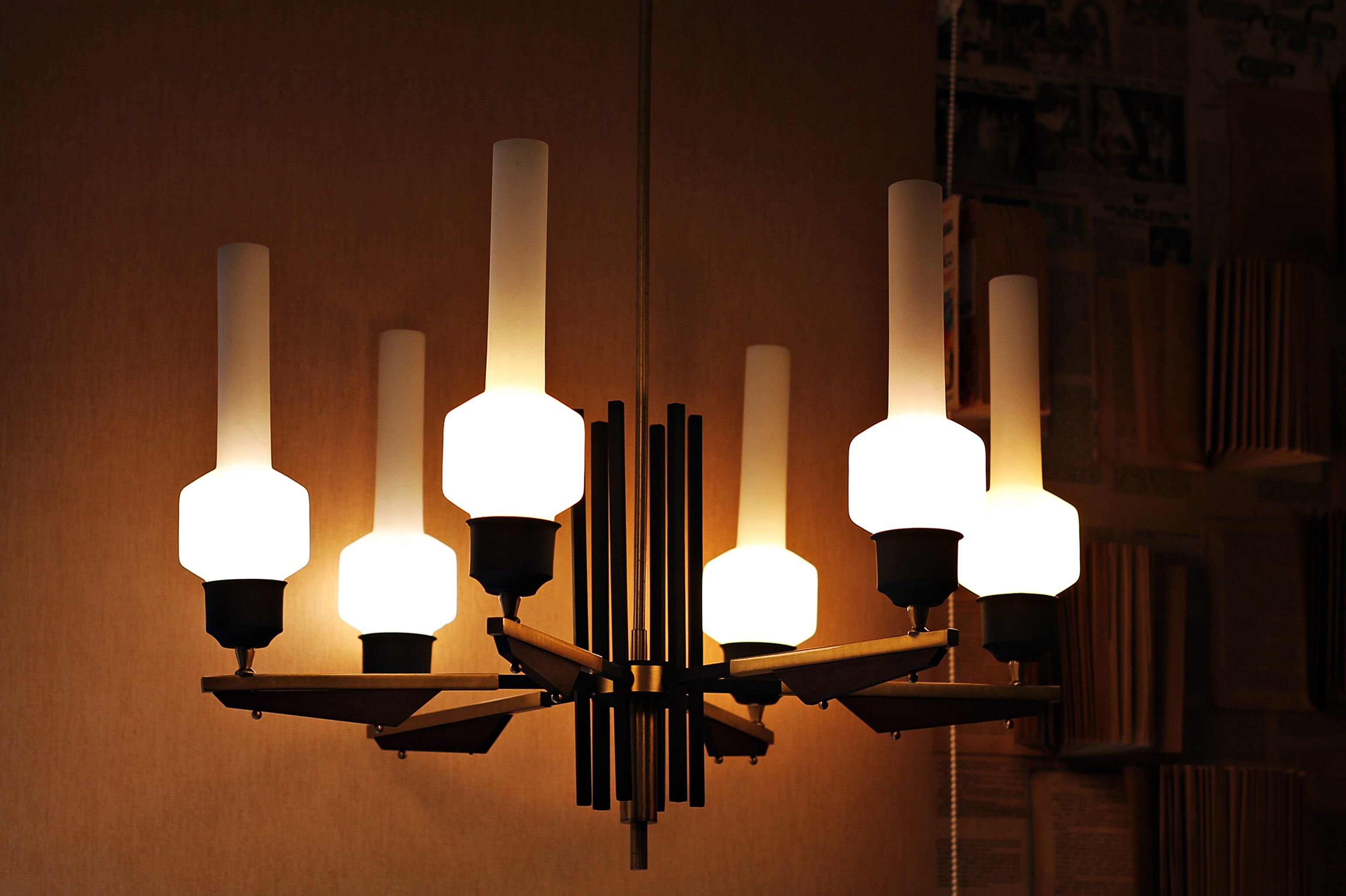 Chandelier Kaiser Leuchten 50s