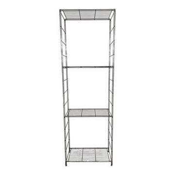 Balton vintage shelf from the 1980s in chrome metal – 215 cm