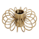 Vintage Brass Spiral Candle Holder Minimalist Midcentury Design