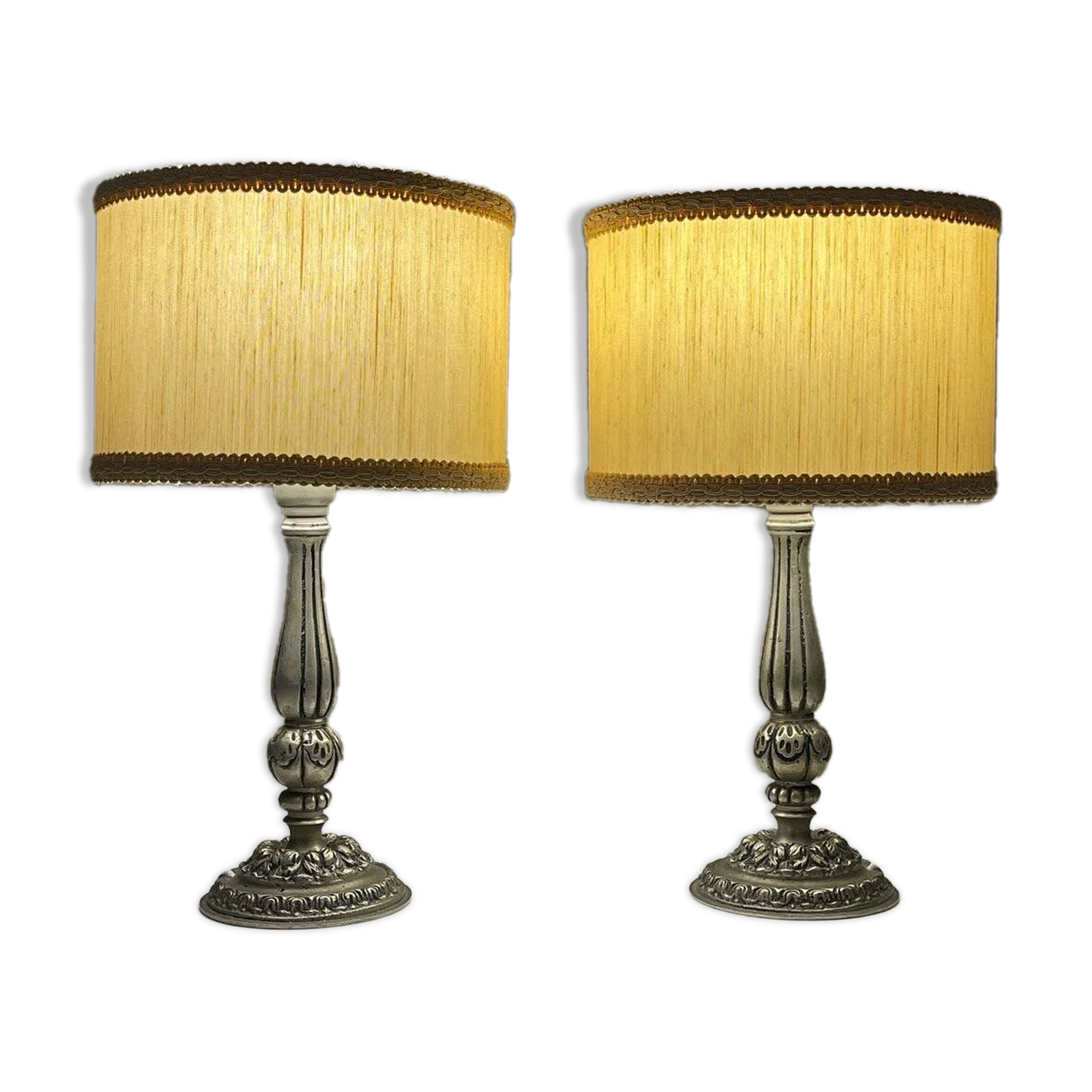 Lampe de table en métal, Italie années 1960