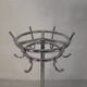 Freestanding Tubax coat rack with 6 double hooks, 1950s