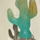 Daum cactus Hilton Mc Connico crystal whiskey decanter