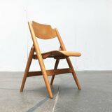 Set of folding chairs for children SE 18 German mid-century by Egon Eiermann for Wilde+Spieth, 1950s