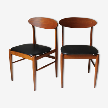 Set of 2 Scandinavian-style chairs