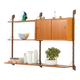 Small Ergo teak wall unit by John Texmon, Norway 1960s