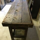 Wood workbench