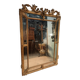 Large gold mirror with closed edges