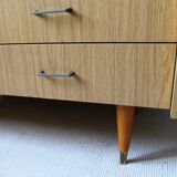 Low buffet vinatge formica fake wood