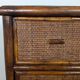 Commode bambou et rotin