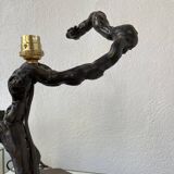 Brutalist vine foot table lamp