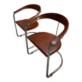 Lot of 2 rare "Canasta" chairs by Arrben