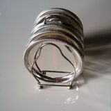 Silver metal coaster 80's