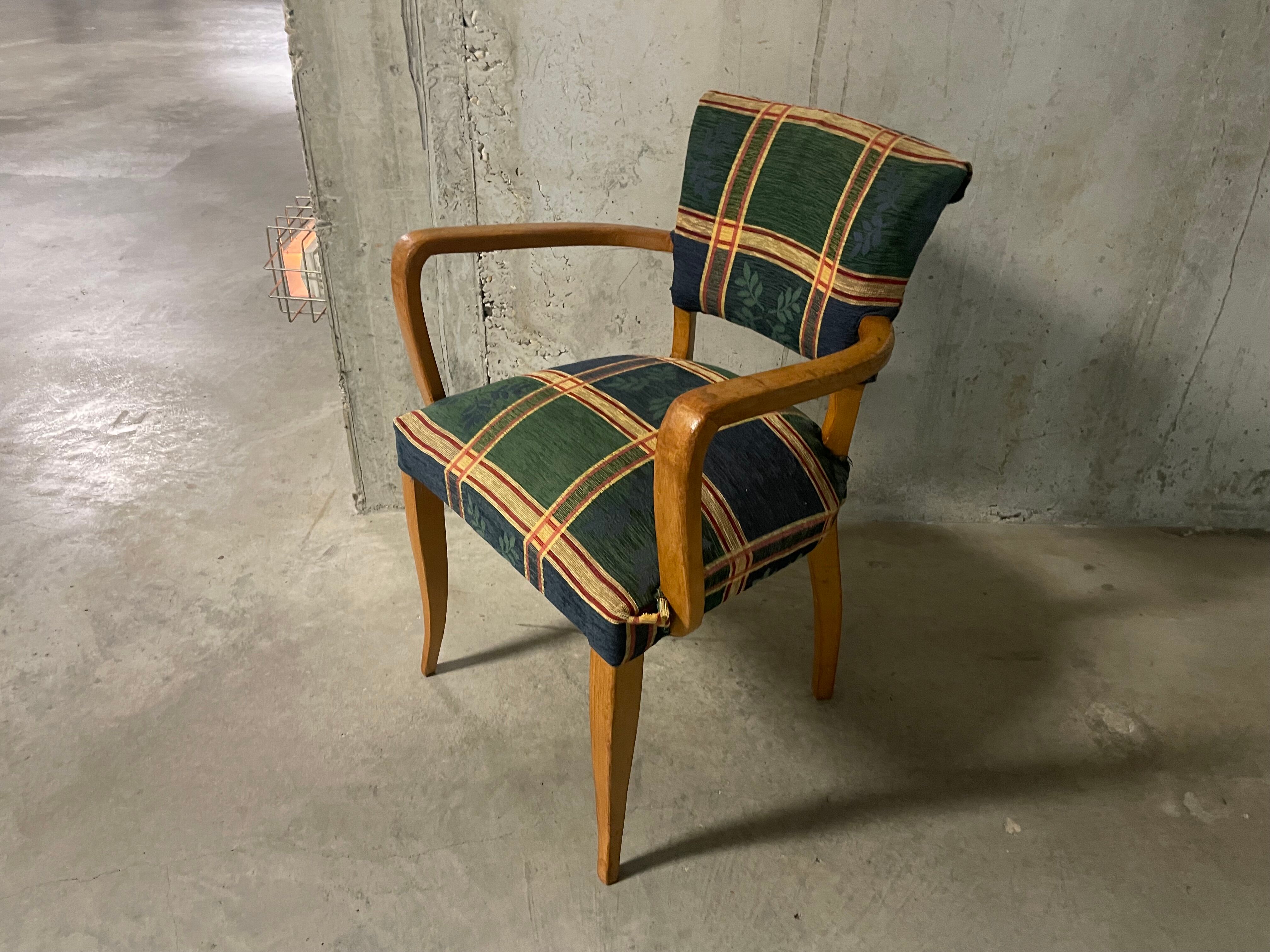 Fauteuil bridge années 50