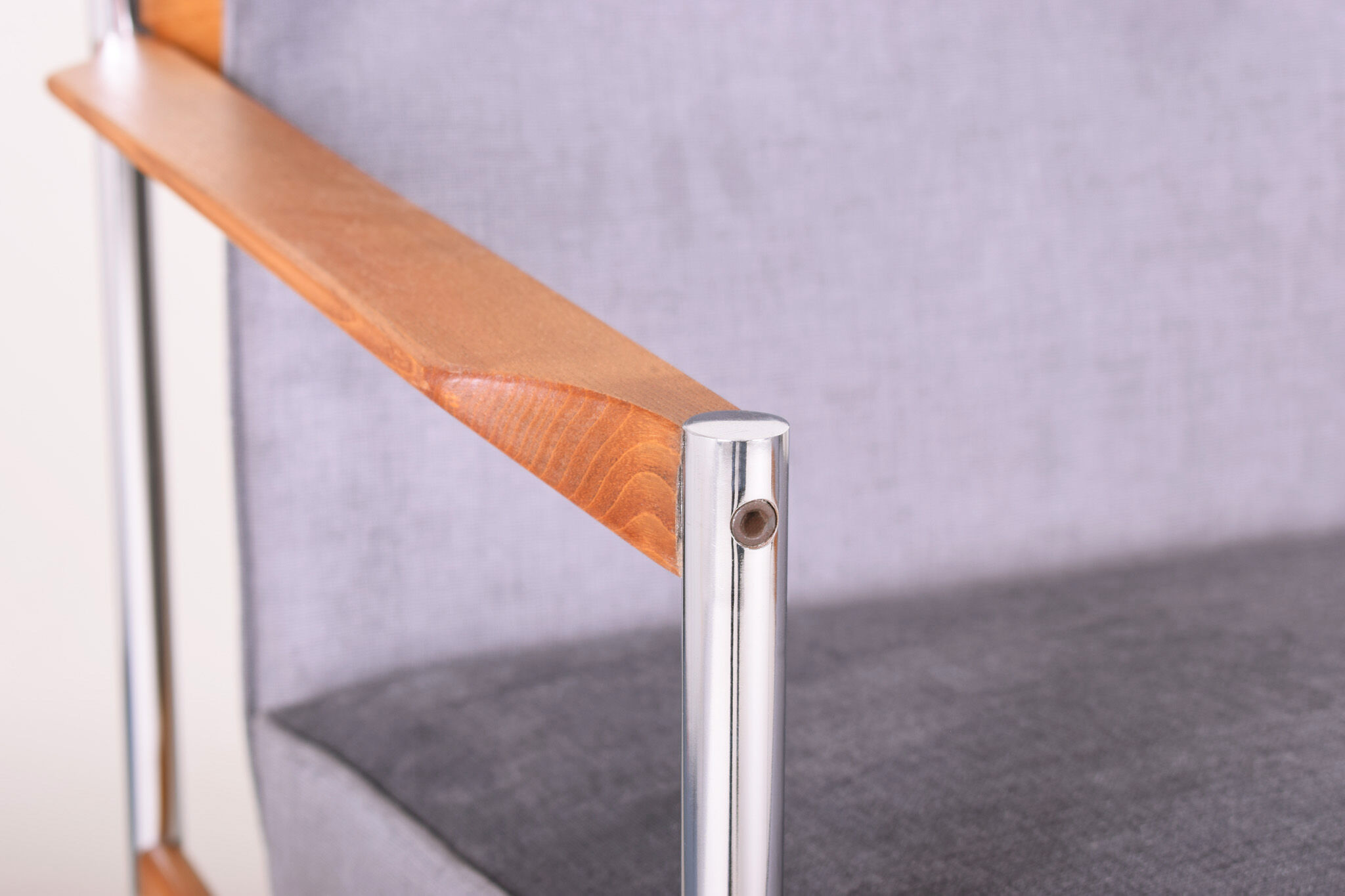 Pair of restored scandinavian midcentury armchairs