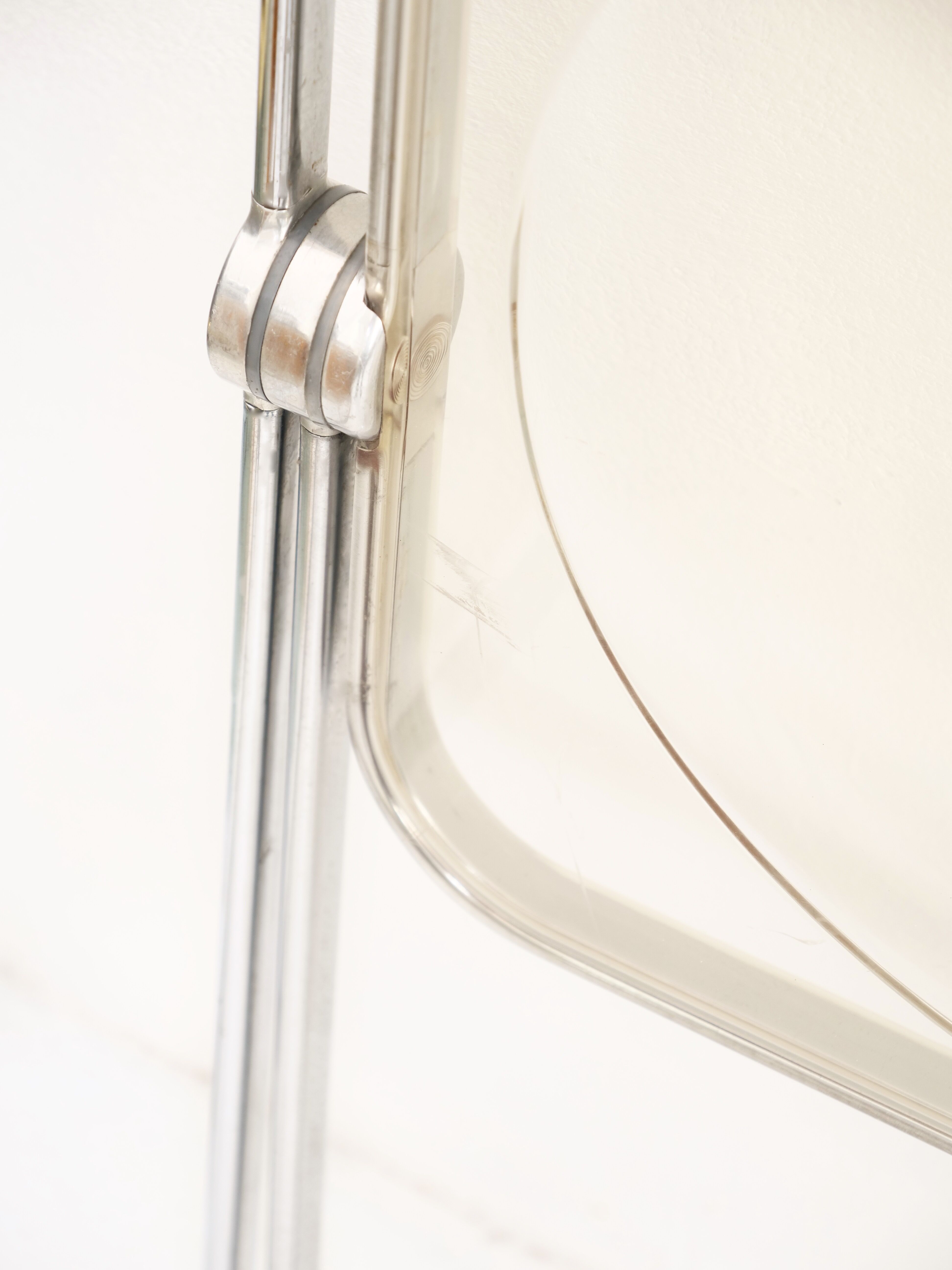 Suite of 4 Plia chairs by Giancarlo Piretti for castelli