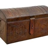 Leather trunk