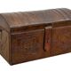 Leather trunk