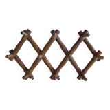 Ancien porte manteau mural en bois