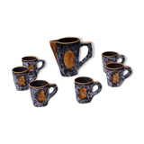 Vallauris decorative orangeade service
