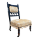 Chaise à nourrice stylé victorien , chauffeuse fin XIXe