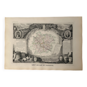 Ancienne carte du lot