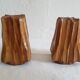 Vintage wooden salt and pepper shaker