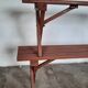 Paire de bancs pliant de  jardin  en bois