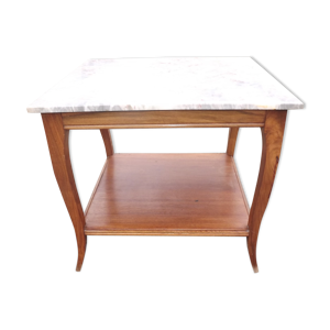 table basse noyer et