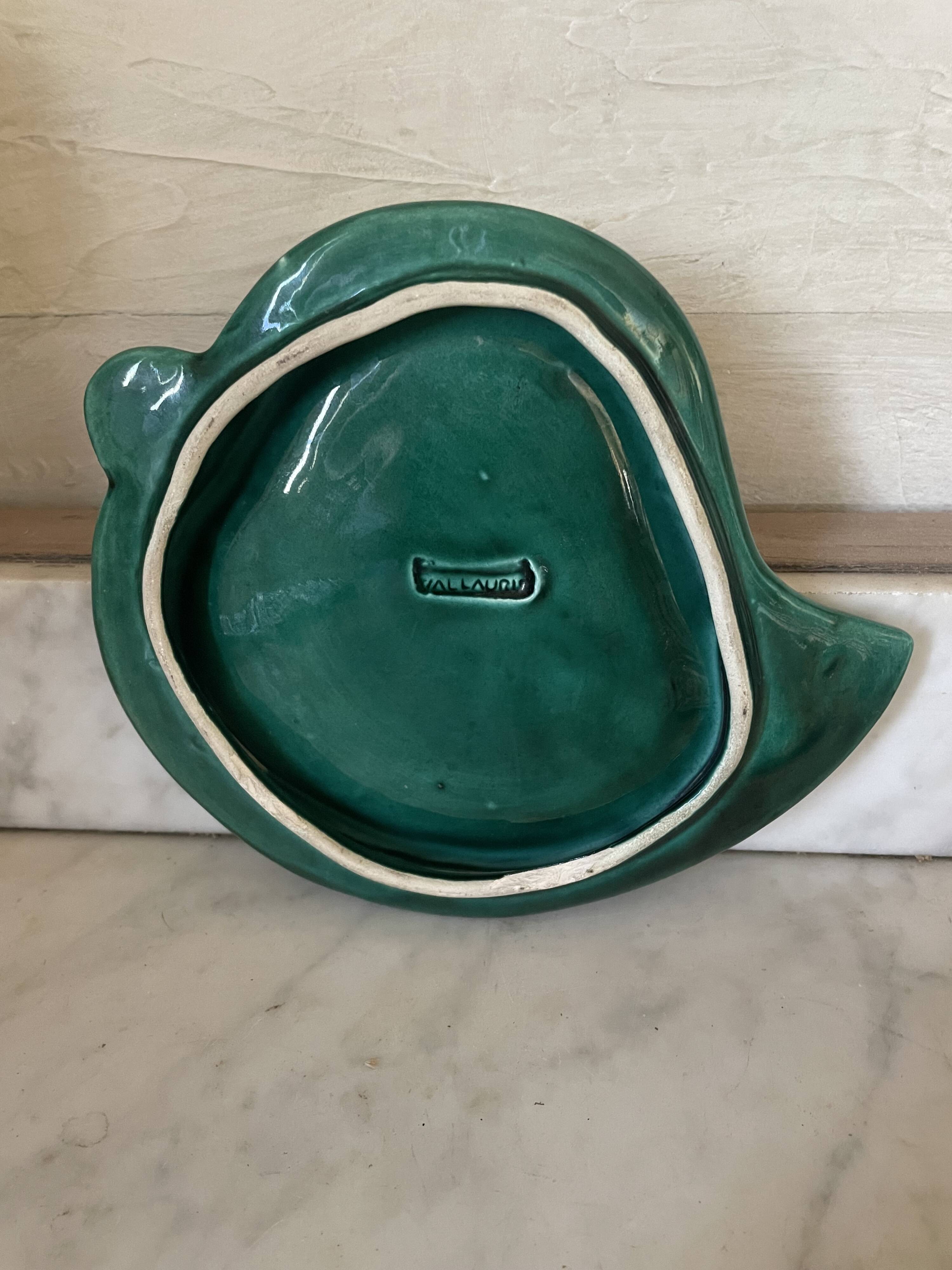 Ensemble de 3 dessous de plat en céramique de Vallauris