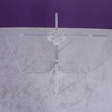 Dining table by David Lange (signature on the base).