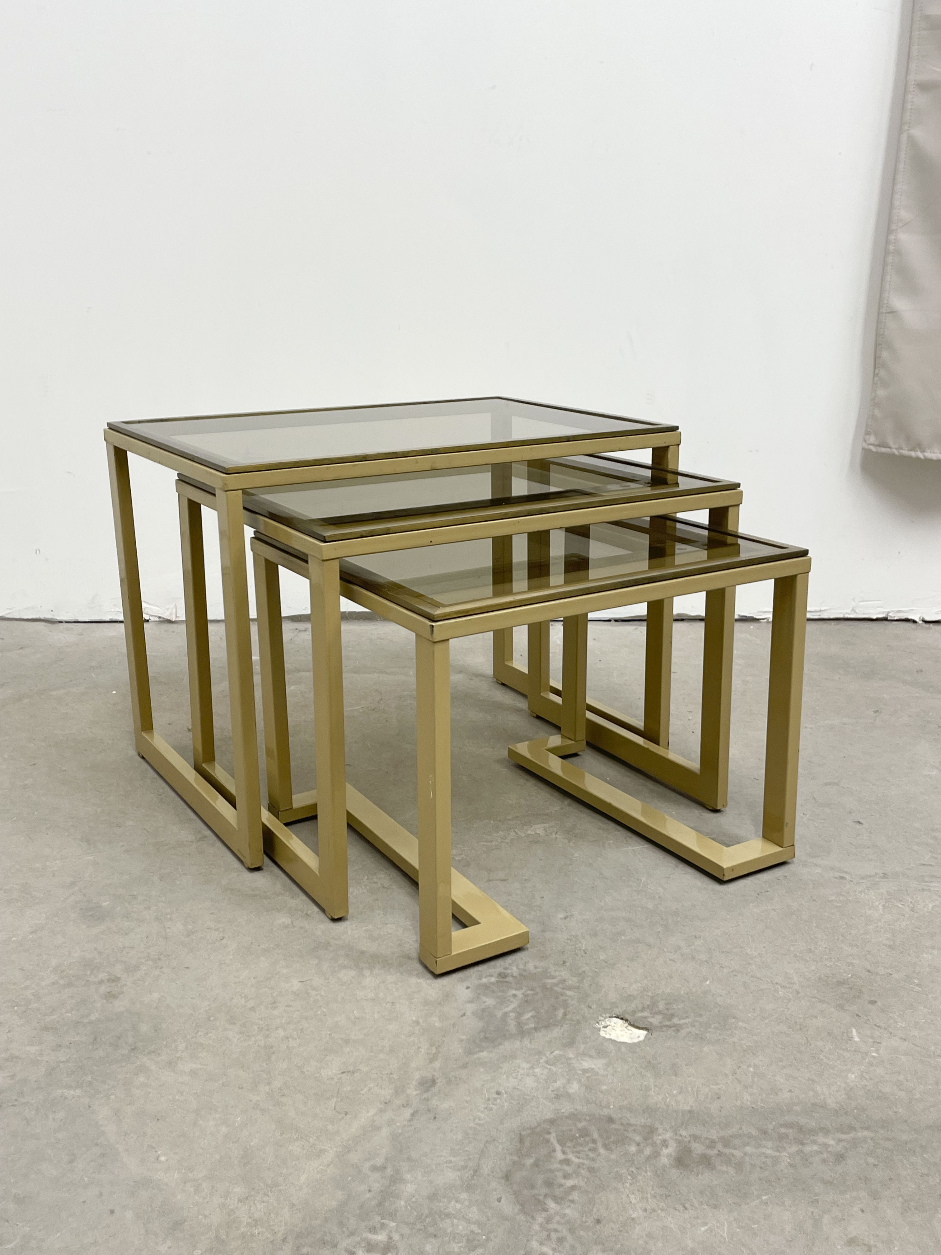 Trio de tables gigognes
