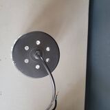 Vintage molded glass globe pendant light