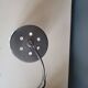 Vintage molded glass globe pendant light