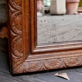 Carved wooden mirror 149x95cm
