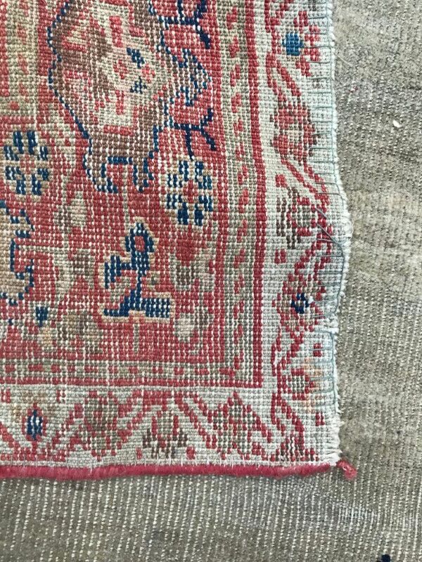 Nice old carpet Persian Mahal ziegler faitg hand 147 X 237 CM