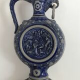 PITCHER Ewer in Stoneware from WESTERLAND, Germany, medallions and sculptures