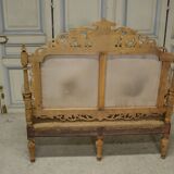 Canapé ancien en chêne xixe siècle