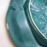 Oyster service Fish in faience barbotine 1950s