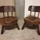 Set of 4 Brutalist Brazil Mid-Century Chairs