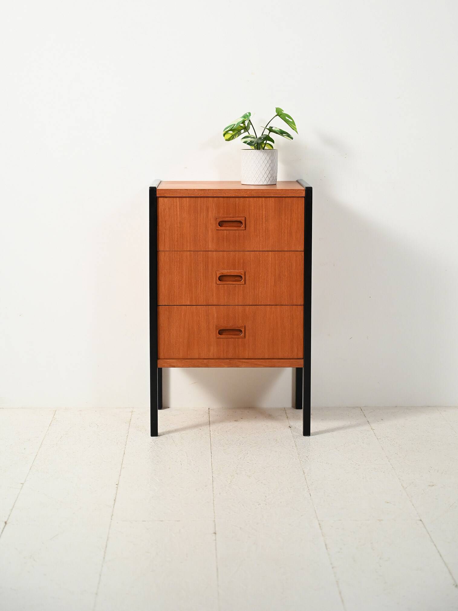 Small Scandinavian chest with black frames by Bodafors