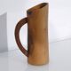 Olive wood vase with handle 1960