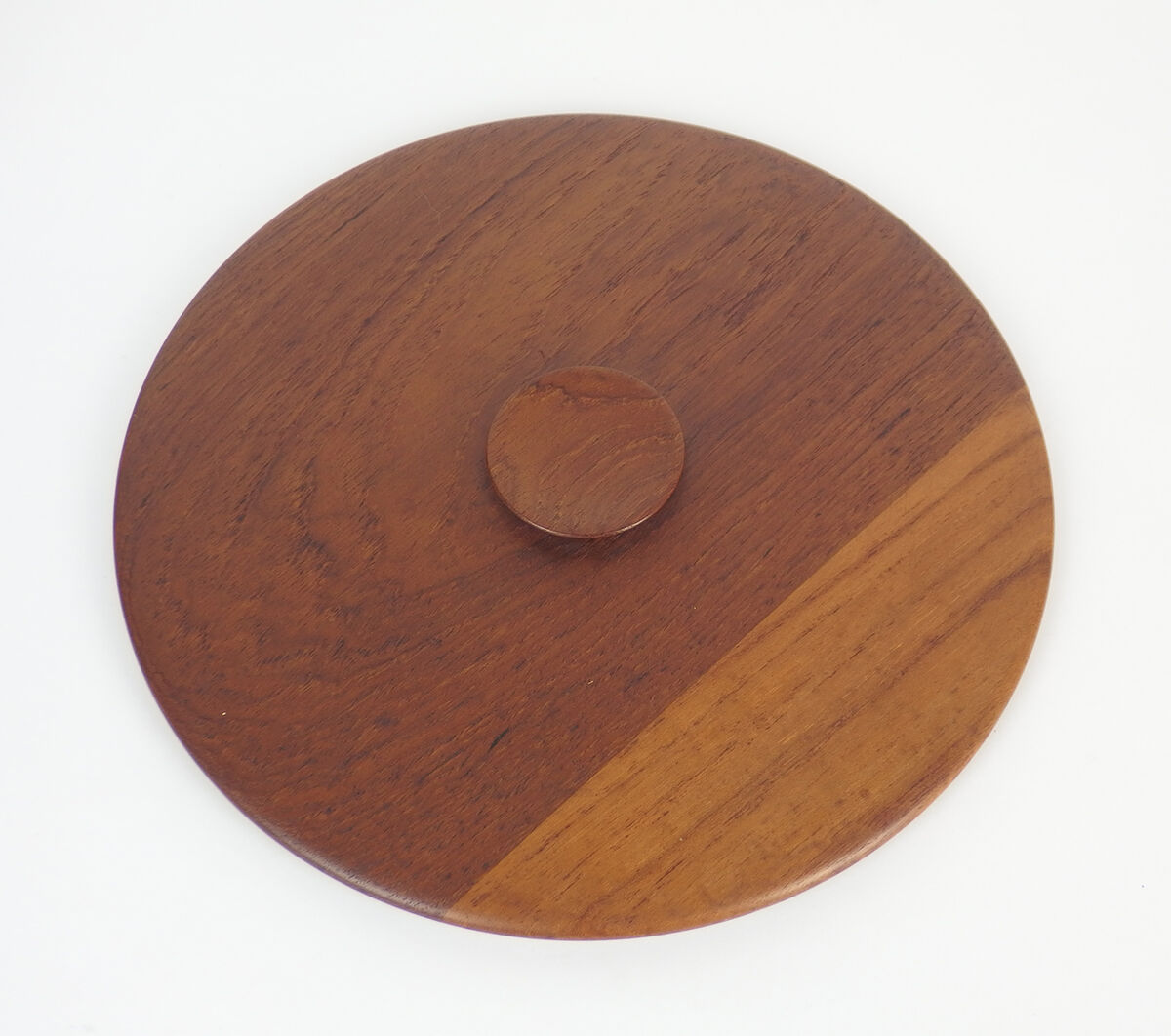 Scandinavian covered teak pot