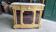 Louis xvi display cabinet in gilded wood
