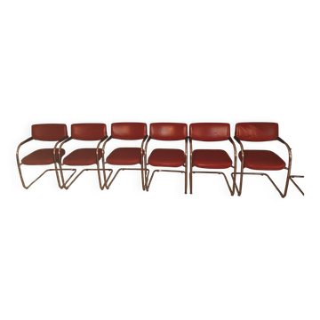 Vitra visasoft visavis - set of 6 red - citterio & glen oliver löw for vitra