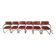 Vitra visasoft visavis - set of 6 red - citterio & glen oliver löw for vitra
